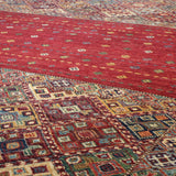 Handmade Afghan Kharjeen carpet - 307808