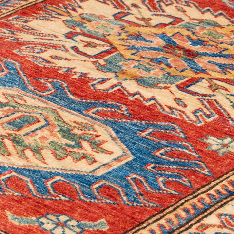 Handmade fine Afghan Kazak rug - 307890