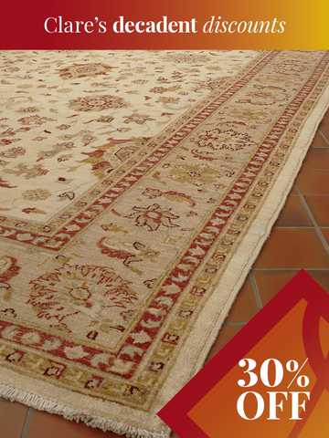 Fine handmade Afghan Ziegler Carpet - 307927