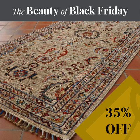 Handmade Afghan Samarkand runner - BF307929