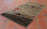 Handmade Afghan Luri Gabbeh rug - 307973