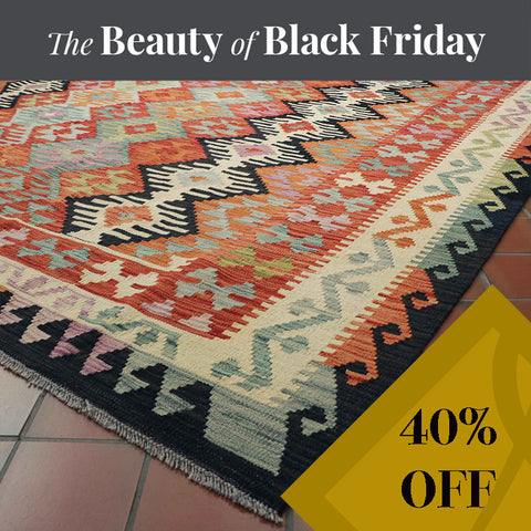 Handmade Afghan Kilim - BF307987