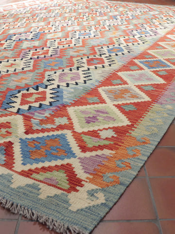 Handmade Afghan Kilim - 307993