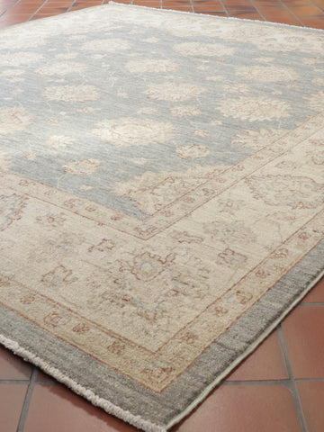 Square handmade Afghan Ziegler rug - 308071