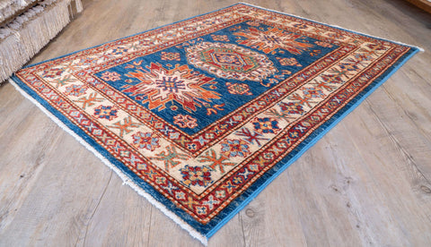 Handmade Afghan Kazak rug - 308094
