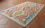 Handmade Afghan Kilim rug - 308139