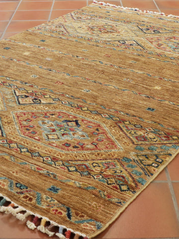 Handmade fine Afghan Samarkand rug - 308174