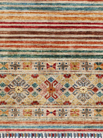 Handmade fine Afghan Samarkand rug - ENR308182