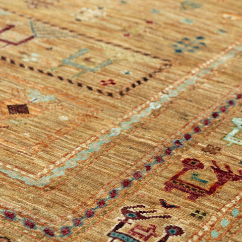 Handmade fine Afghan Samarkand rug - 308203