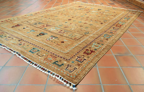 Handmade fine Afghan Samarkand rug - 308203