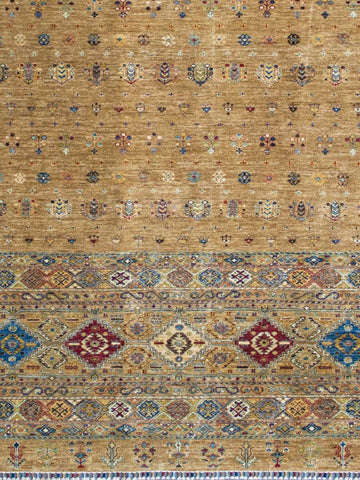 Handmade fine Afghan Samarkand carpet - ENR308225