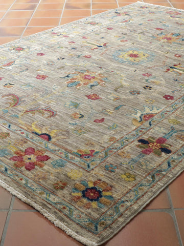 Handmade modern Afghan Ziegler rug - 308242