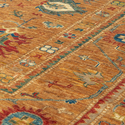 Handmade extra fine Afghan Kazak rug - 308259