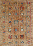 Handmade extra fine Afghan Kazak rug - ENR308259
