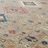 Handmade extra fine Afghan Kazak rug - 308275