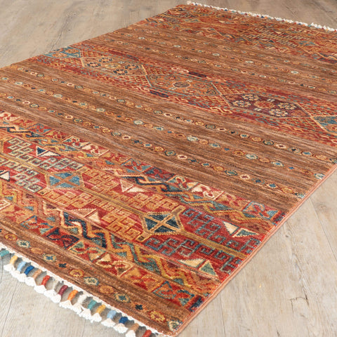 Handmade fine Afghan Samarkand rug - 308284