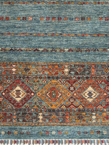 Handmade fine Afghan Samarkand rug - ENR308289