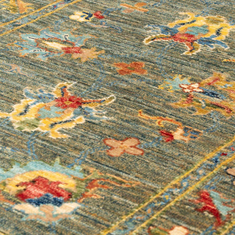 Handmade modern fine Afghan Ziegler rug - 308296