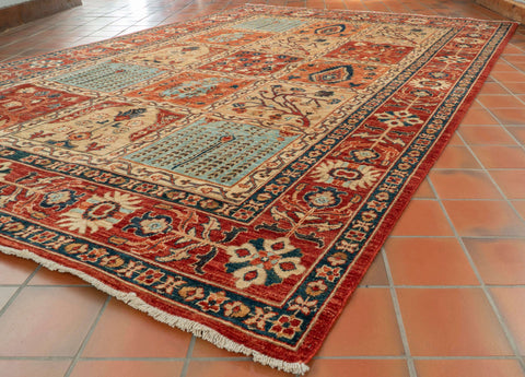 Handmade Afghan Choeb Rang carpet - 308338