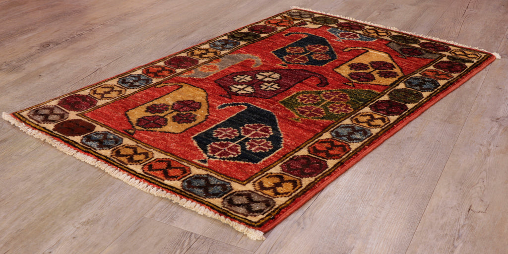 Handmade Afghan Ersari rug - 308378