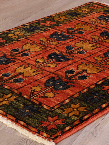 Handmade Afghan Ersari rug - 308383