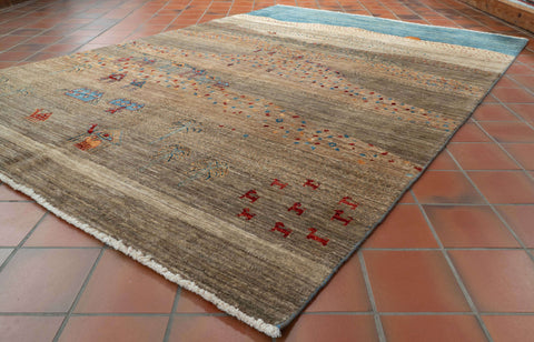 Handmade Afghan Loribaft rug - 308390