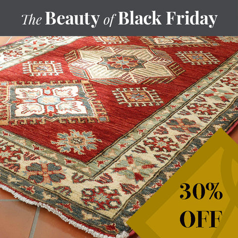 Handmade fine Afghan Kazak rug - BF308426