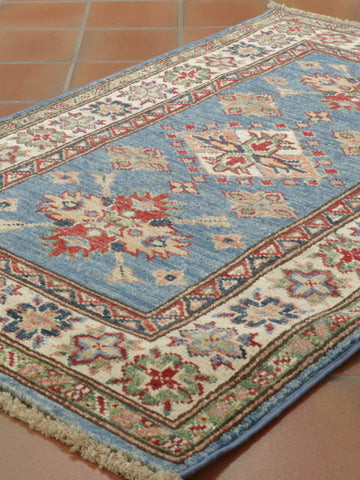 Handmade fine Afghan Kazak rug - 308497