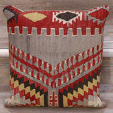 Small Handmade Turkish kilim cushion - 308562