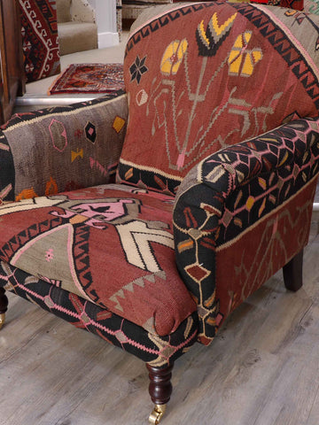 Handmade Turkish kilim Howard Chair - 308601