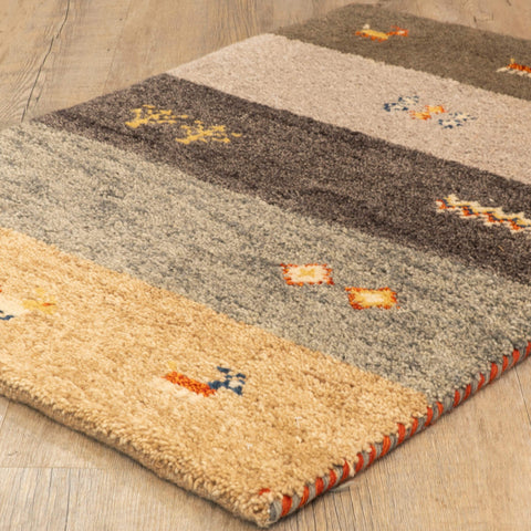 Handmade Indo Persian Gabbeh mat - 308648