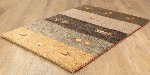 Handmade Indo Persian Gabbeh mat - 308648