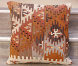 Large Handmade Turkish kilim cushion - 308675