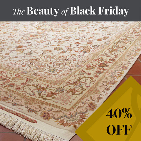 Handmade extra fine Oriental Tabriz carpet - BF308692