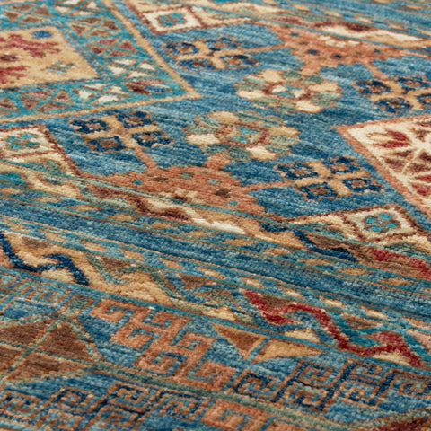 Handmade fine Afghan Samarkand wide runner - 308778