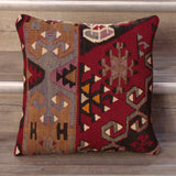 Small Handmade Turkish kilim cushion - 308897