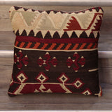 Small Handmade Turkish kilim cushion - 308904