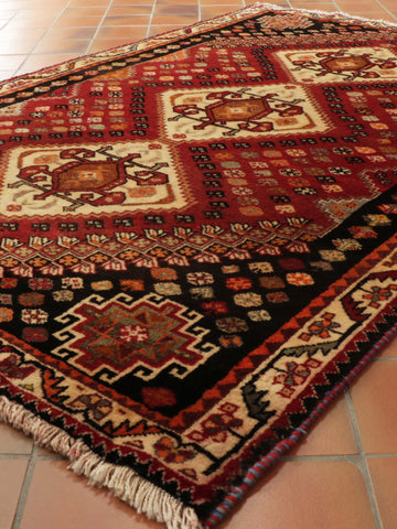 Handmade Persian Qashqai nomadic rug - 308935