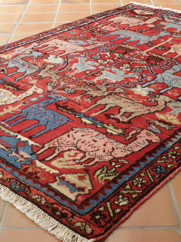 Handmade Oriental Nahavend rug - 308979