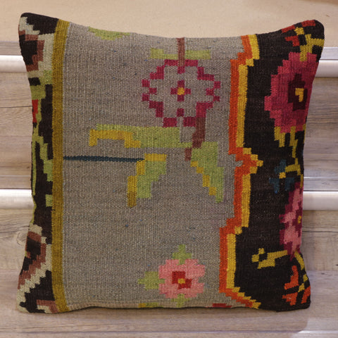 Large Handmade Moldovan kilim cushion - 309011w