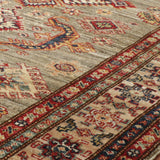 Handmade fine Afghan Kazak rug - 309017