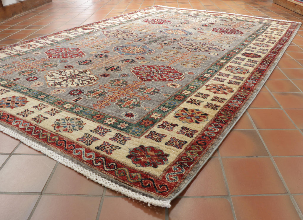 Handmade fine Afghan Kazak rug - 309019