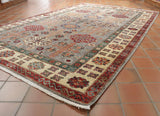 Handmade fine Afghan Kazak rug - 309019