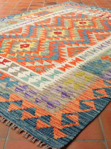 Handmade Afghan Kilim - 309044