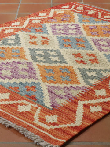 Handmade Afghan Kilim - 309057