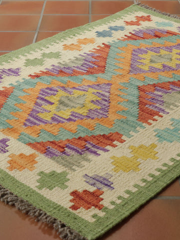 Handmade Afghan Kilim - 309058