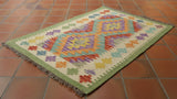 Handmade Afghan Kilim - 309058