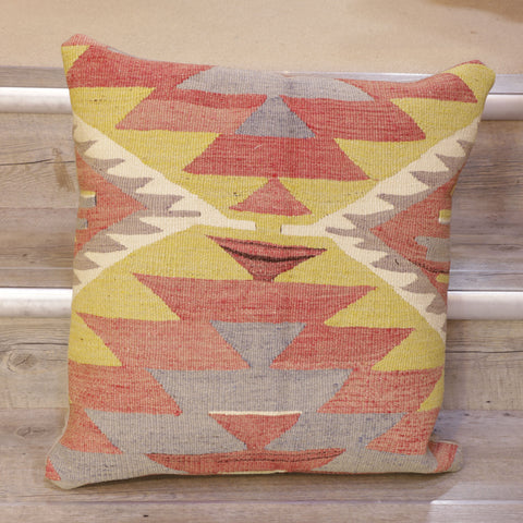 Large Handmade Turkish kilim cushion - 309087