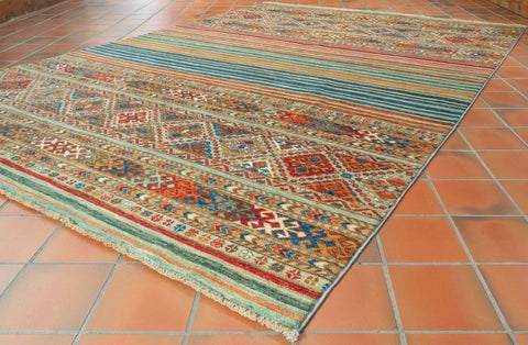Handmade Afghan Kharjeen rug - 309168