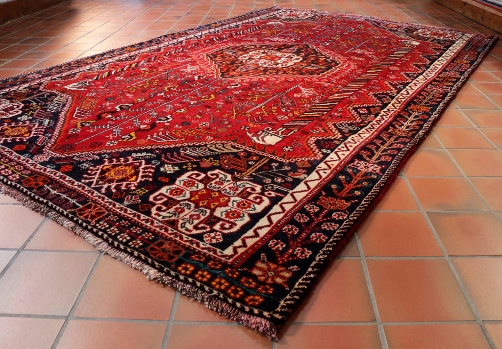 Handmade Persian Qashqai rug - 309197